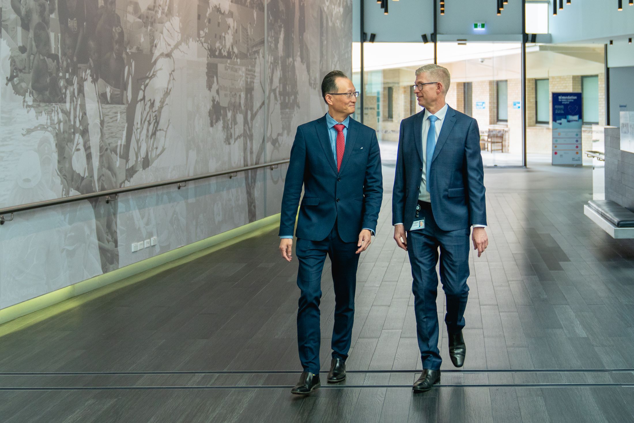 Dr Sharp and Dr Wang Corridor